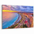 Nice Cityscape Art - Sunset Over Promenade des Anglais Print