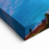 Nice Cityscape Art - Sunset Over Promenade des Anglais Print