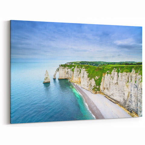 Normandy Scenic Photography - French Countryside Canvas Art for Home