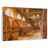 Normandy Wall Art - French Countryside Wine Cellar Canvas Art