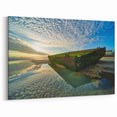 France Scenic Prints - Picturesque Normandy Beach Canvas Art for Home