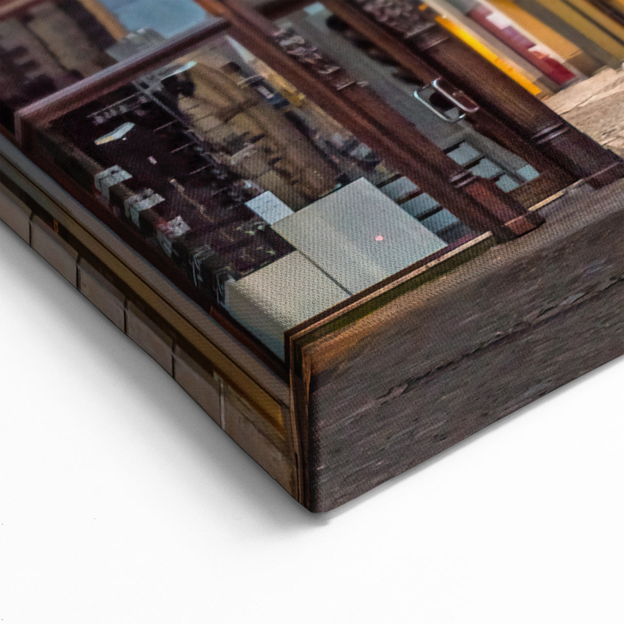 Normandy Canvas Art - Historic French Architecture and Clock Print