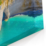 France Scenic Prints - Normandy Coastline Canvas Art for Home Decor