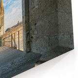 Normandy Canvas Art - Historic French Cathedral through Archway Print