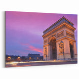 Paris Wall Art - Romantic Eiffel Tower Canvas for French Home Decor