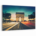 Paris Cityscape - Romantic Paris Wall Art with Arc de Triomphe
