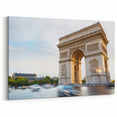 French Wall Decor - Paris Canvas Prints with Arc de Triomphe View