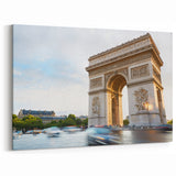 French Wall Decor - Paris Canvas Prints with Arc de Triomphe View