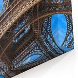 Paris Wall Art - Eiffel Tower Canvas Prints with Radiant Sunlight View