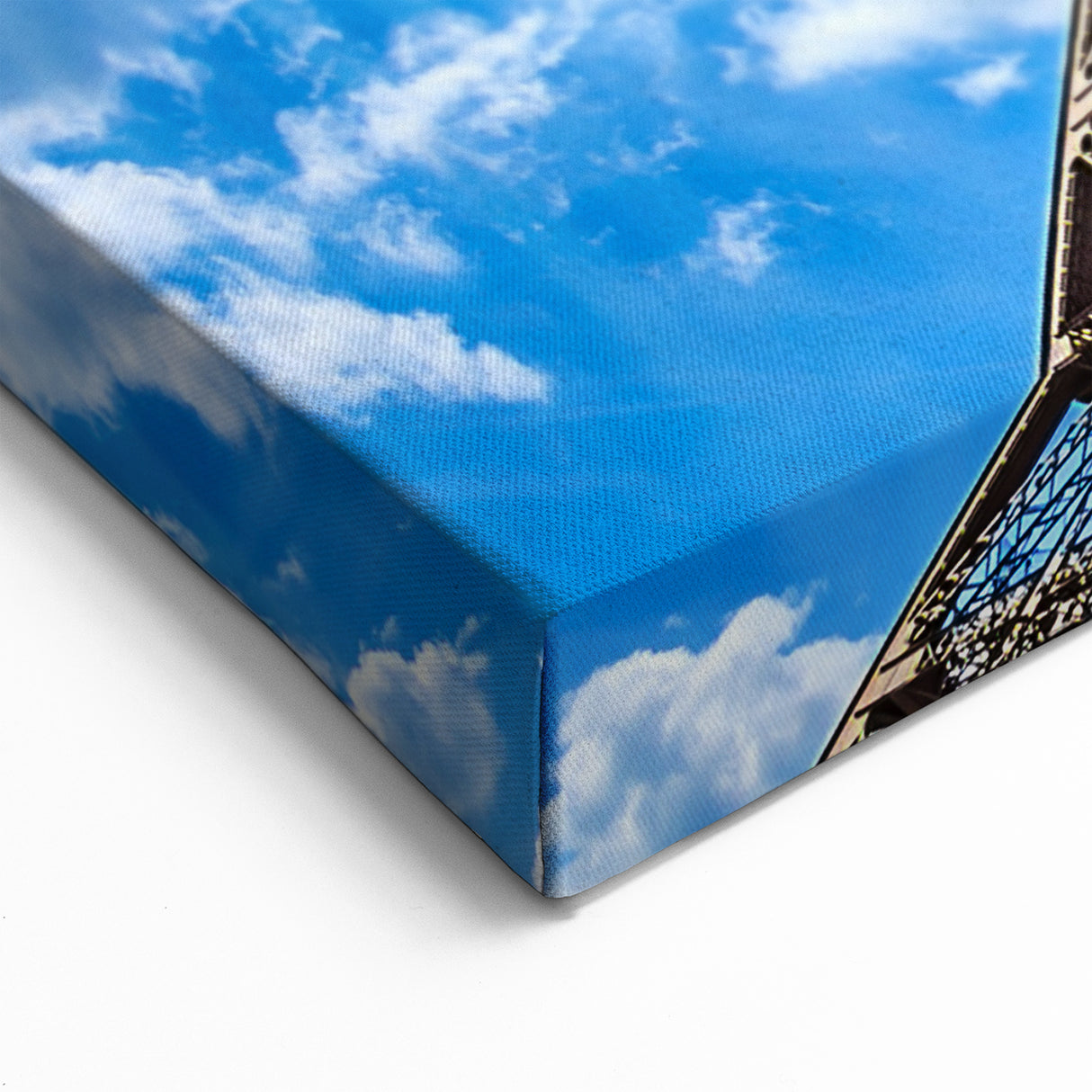 Paris Wall Art - Eiffel Tower Canvas Prints with Radiant Sunlight View