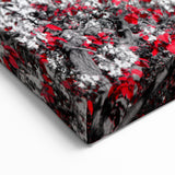 Eiffel Tower Art - Paris Wall Art with Red Tree for Modern French Decor