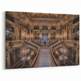 French Wall Decor - Paris Canvas Prints of Palais Garnier Grand Staircase