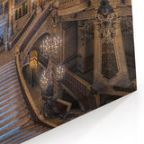 French Wall Decor - Paris Canvas Prints of Palais Garnier Grand Staircase