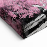 Paris Canvas Prints - Romantic Eiffel Tower with Pink Blossoms Art