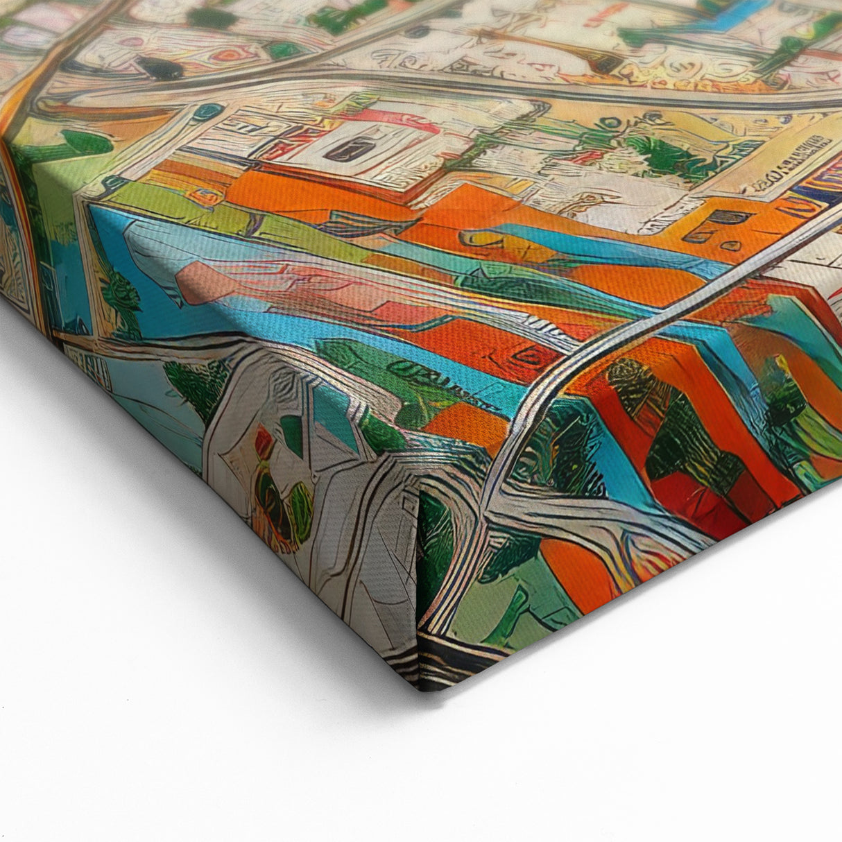 Phoenix Cityscape Art - Abstract Arizona Skyline Wall Art Print