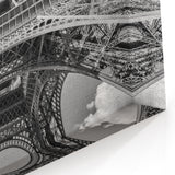 Paris Cityscape - Black and White Eiffel Tower Photography Art