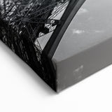 Paris Cityscape - Black and White Eiffel Tower Photography Art