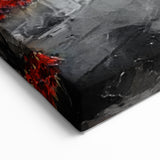 Eiffel Tower Art - Paris Cityscape with Red Umbrellas Wall Print