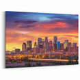 Phoenix Cityscape Wall Art - Stunning Sunset Skyline Arizona Print
