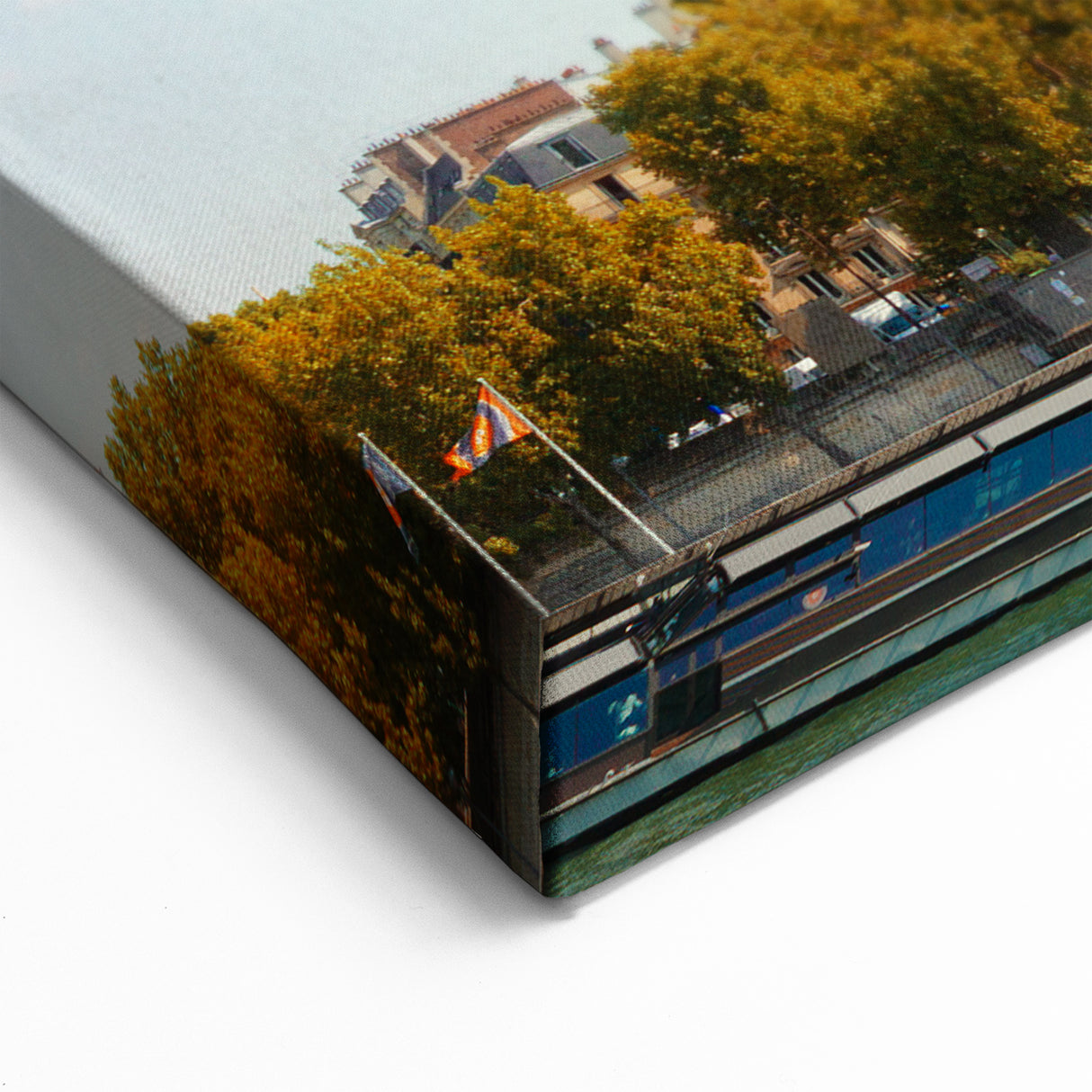 Paris Wall Art - Eiffel Tower with Autumn Leaves River View