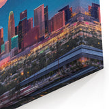 Phoenix Skyline Cityscape Art - Arizona Desert Sunset Wall Decor