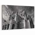 Paris Photography - Black and White Sacré-Cœur Basilica Art Print