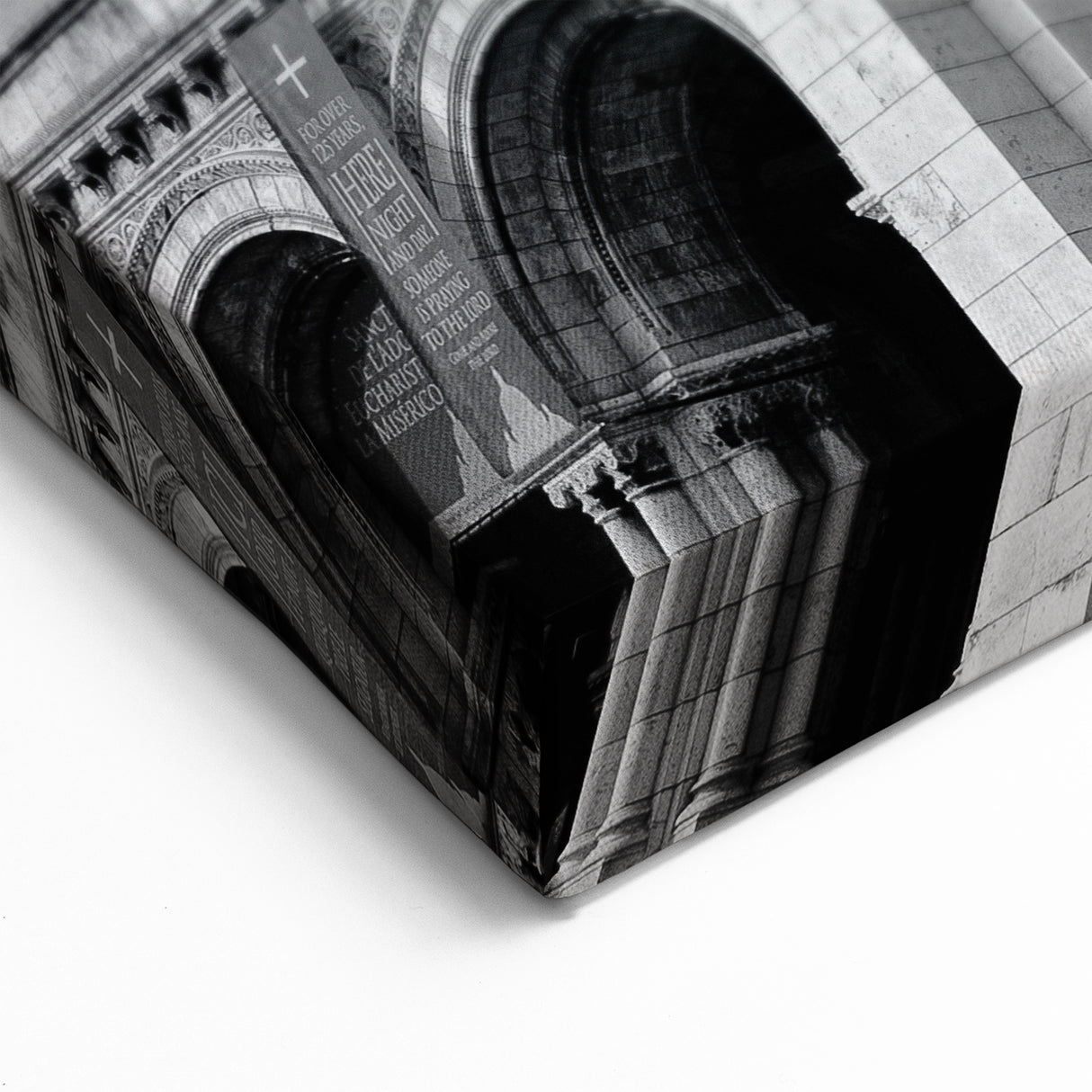 Paris Photography - Black and White Sacré-Cœur Basilica Art Print