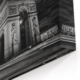 Paris Photography - Black and White Arc de Triomphe Night Scene