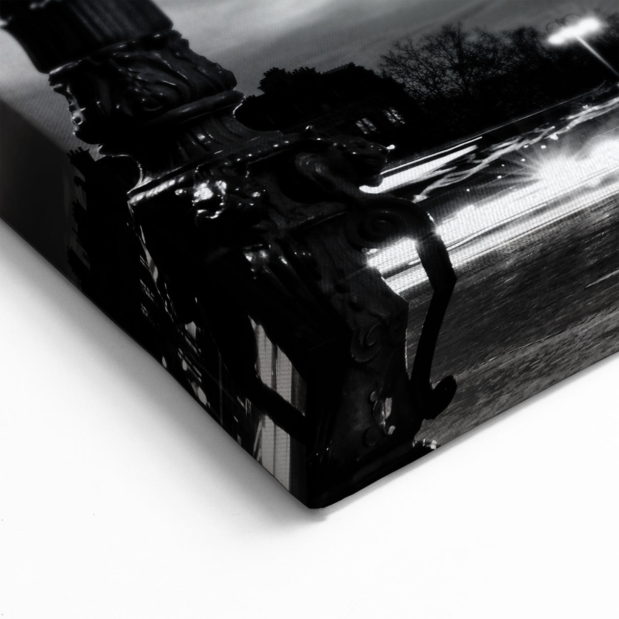 Paris Photography - Black and White Arc de Triomphe Night Scene