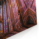 French Wall Decor - Saint-Chapelle Stained Glass Cathedral Art