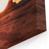 Sedona Wall Art - Glowing Sunset Over Arizona Red Rocks Landscape Print