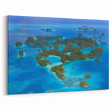 Aerial View of Micronesia – Pacific Ocean Island Art