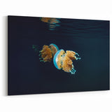 Blue Jellyfish Underwater Art – Scenic Micronesian Prints