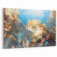 Romantic Paris Art - French Baroque Ceiling Painting in Soft Hues
