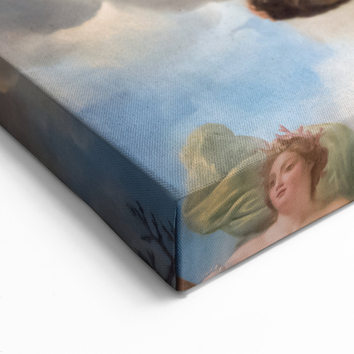 French Wall Decor - Parisian Baroque Ceiling with Cherub Accents