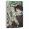 Édouard Manet Prints - Elegant French Portrait of Woman Reading for Decor