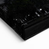 Eiffel Tower Art - Paris Photography in Dramatic Night Black and Gold