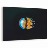 Bioluminescent Jellyfish Art – Micronesian Ocean Decor