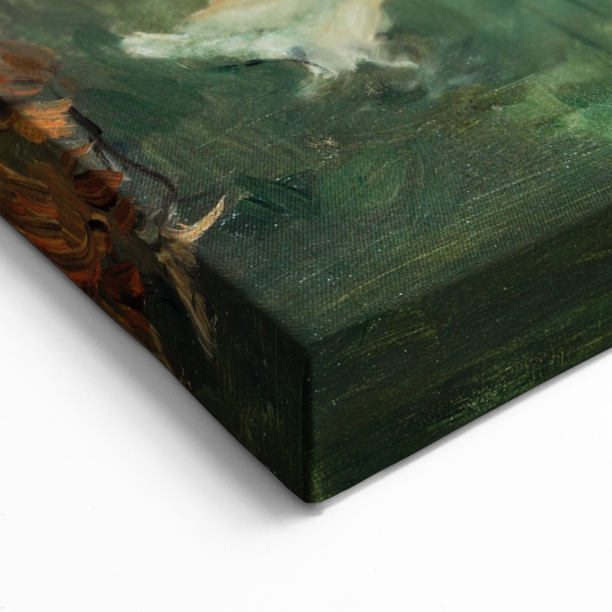 Édouard Manet Prints - Elegant French Garden Scene from Impressionist Era