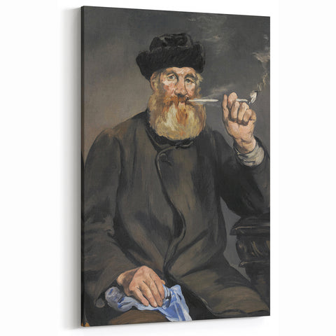 Édouard Manet Prints - Iconic Portrait of a Man with a Pipe