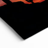 Sonoran Desert Wall Art - Arizona Desert Sunset Cactus Landscape Canvas