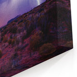 Cactus and Desert Prints - Lightning Over Arizona Desert Landscape