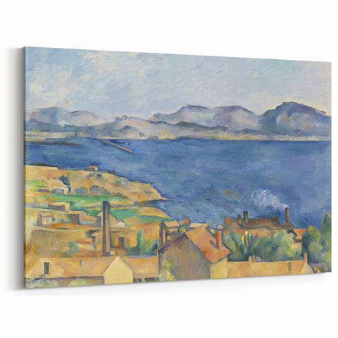 Paul Cézanne Prints - Coastal Landscape - Post-Impressionist Wall Art