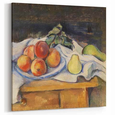 Paul Cézanne Prints - Still Life with Peaches and Pear - Post-Impressionist Art