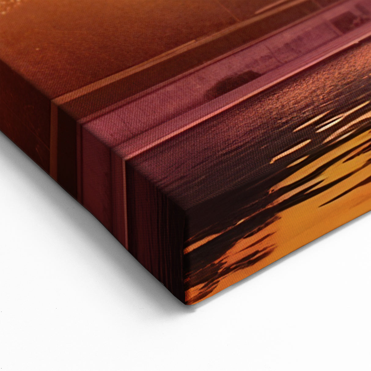 Paris Canvas Prints - Eiffel Tower Sunset Romantic Paris Art