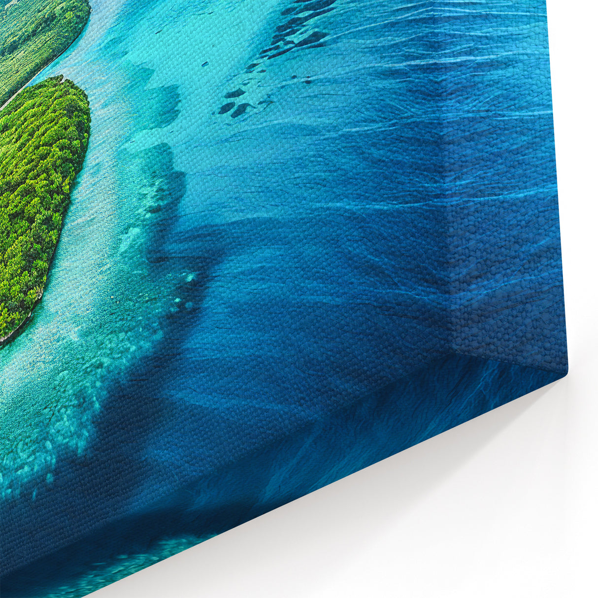 Heart-Shaped Island Art Print – Micronesian Scenery