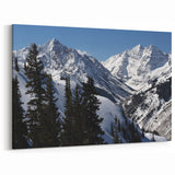 Aspen Colorado Wall Art - Scenic Mountain View with Snowy Peaks