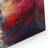 Modern Paris Wall Art - Abstract Eiffel Tower with Bold Color Print