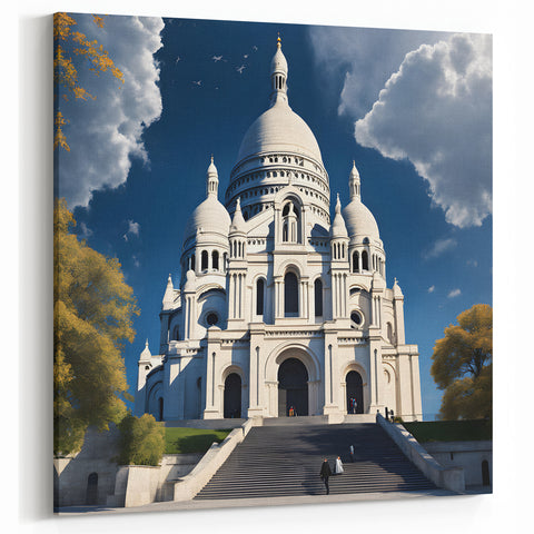 Paris Wall Art - Stunning Sacré-Cœur Canvas Prints