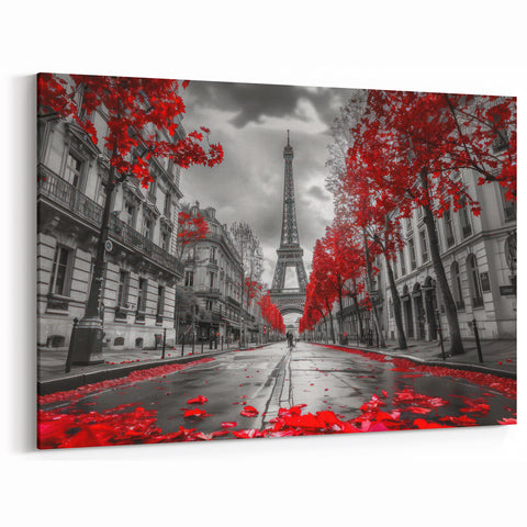 Paris Canvas Prints - Romantic Eiffel Tower Art